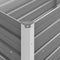 vidaXL - Plantenbak - verhoogd - 160x40x77 - cm - gegalvaniseerd - staal - grijs