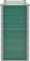 vidaXL - Plantenbak - verhoogd - 160x40x77 - cm - gegalvaniseerd - staal - groen