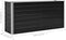 vidaXL - Plantenbak - verhoogd - 160x40x77 - cm - gegalvaniseerd - staal - antraciet