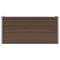 vidaXL - Plantenbak - verhoogd - 160x40x77 - cm - gegalvaniseerd - staal - bruin