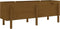 vidaXL - Plantenbak - verhoogd - 160x50x57 - cm - massief - grenenhout - honingbruin