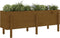 vidaXL - Plantenbak - verhoogd - 160x50x57 - cm - massief - grenenhout - honingbruin