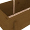 vidaXL - Plantenbak - verhoogd - 160x50x57 - cm - massief - grenenhout - honingbruin