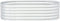 vidaXL - Plantenbak - verhoogd - 160x80x44 - cm - gegalvaniseerd - staal - zilver