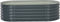 vidaXL - Plantenbak - verhoogd - 160x80x44 - cm - gegalvaniseerd - staal - grijs