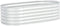 vidaXL - Plantenbak - verhoogd - 160x80x44 - cm - gegalvaniseerd - staal - zilver
