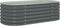 vidaXL - Plantenbak - verhoogd - 160x80x44 - cm - gegalvaniseerd - staal - grijs