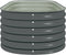 vidaXL - Plantenbak - verhoogd - 160x80x44 - cm - gegalvaniseerd - staal - grijs