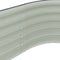 vidaXL - Plantenbak - verhoogd - 160x80x44 - cm - gegalvaniseerd - staal - grijs