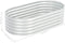 vidaXL - Plantenbak - verhoogd - 160x80x44 - cm - gegalvaniseerd - staal - zilver