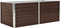 vidaXL - Plantenbak - verhoogd - 160x80x45 - cm - gegalvaniseerd - staal - bruin