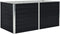 vidaXL - Plantenbak - verhoogd - 160x80x45 - cm - gegalvaniseerd - staal - antraciet
