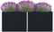 vidaXL - Plantenbak - verhoogd - 160x80x45 - cm - gegalvaniseerd - staal - antraciet