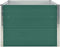 vidaXL - Plantenbak - verhoogd - 160x80x45 - cm - gegalvaniseerd - staal - groen
