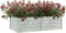 vidaXL - Plantenbak - verhoogd - 160x80x45 - cm - gegalvaniseerd - staal - zilver