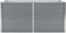 vidaXL - Plantenbak - verhoogd - 160x80x45 - cm - gegalvaniseerd - staal - grijs