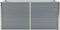 vidaXL - Plantenbak - verhoogd - 160x80x45 - cm - gegalvaniseerd - staal - grijs