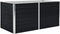 vidaXL - Plantenbak - verhoogd - 160x80x45 - cm - gegalvaniseerd - staal - antraciet
