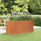 vidaXL - Plantenbak - verhoogd - 160x80x77 - cm - cortenstaal - roestig