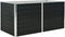 vidaXL - Plantenbak - verhoogd - 160x80x77 - cm - gegalvaniseerd - staal - antraciet