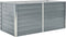vidaXL - Plantenbak - verhoogd - 160x80x77 - cm - gegalvaniseerd - staal - grijs