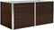 vidaXL - Plantenbak - verhoogd - 160x80x77 - cm - gegalvaniseerd - staal - bruin