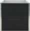 vidaXL - Plantenbak - verhoogd - 160x80x77 - cm - gegalvaniseerd - staal - antraciet