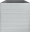 vidaXL - Plantenbak - verhoogd - 160x80x77 - cm - gegalvaniseerd - staal - zilver