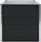 vidaXL - Plantenbak - verhoogd - 160x80x77 - cm - gegalvaniseerd - staal - antraciet
