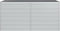 vidaXL - Plantenbak - verhoogd - 160x80x77 - cm - gegalvaniseerd - staal - zilver