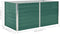 vidaXL - Plantenbak - verhoogd - 160x80x77 - cm - gegalvaniseerd - staal - groen
