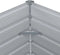 vidaXL - Plantenbak - verhoogd - 160x80x77 - cm - gegalvaniseerd - staal - groen
