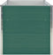 vidaXL - Plantenbak - verhoogd - 160x80x77 - cm - gegalvaniseerd - staal - groen