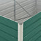 vidaXL - Plantenbak - verhoogd - 160x80x77 - cm - gegalvaniseerd - staal - groen
