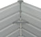vidaXL - Plantenbak - verhoogd - 160x80x77 - cm - gegalvaniseerd - staal - bruin