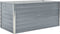 vidaXL - Plantenbak - verhoogd - 160x80x77 - cm - gegalvaniseerd - staal - grijs