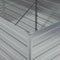 vidaXL - Plantenbak - verhoogd - 160x80x77 - cm - gegalvaniseerd - staal - zilver
