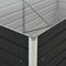 vidaXL - Plantenbak - verhoogd - 160x80x77 - cm - gegalvaniseerd - staal - antraciet