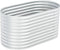 vidaXL - Plantenbak - verhoogd - 160x80x81 - cm - gegalvaniseerd - staal - zilver