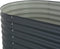 vidaXL - Plantenbak - verhoogd - 160x80x81 - cm - gegalvaniseerd - staal - grijs