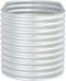vidaXL - Plantenbak - verhoogd - 160x80x81 - cm - gegalvaniseerd - staal - zilver