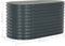 vidaXL - Plantenbak - verhoogd - 160x80x81 - cm - gegalvaniseerd - staal - grijs