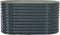 vidaXL - Plantenbak - verhoogd - 160x80x81 - cm - gegalvaniseerd - staal - grijs