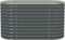 vidaXL - Plantenbak - verhoogd - 160x80x81 - cm - gegalvaniseerd - staal - grijs