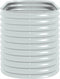 vidaXL - Plantenbak - verhoogd - 160x80x81 - cm - gegalvaniseerd - staal - zilver