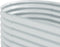 vidaXL - Plantenbak - verhoogd - 160x80x81 - cm - gegalvaniseerd - staal - zilver