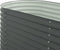 vidaXL - Plantenbak - verhoogd - 160x80x81 - cm - gegalvaniseerd - staal - grijs