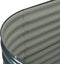 vidaXL - Plantenbak - verhoogd - 160x80x81 - cm - gegalvaniseerd - staal - grijs
