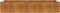 vidaXL - Plantenbak - verhoogd - 194x50x36 - cm - cortenstaal