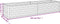 vidaXL - Plantenbak - verhoogd - 194x50x36 - cm - cortenstaal